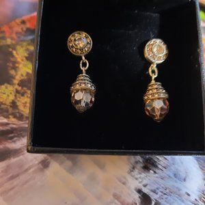 Heidi Daus Just What You Need Crystal Drop Pierced Earrings